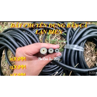 Dây Tròn Chuyên Dụng Làm Nỏ Bắt Cá Lặn Biển, 10x3mm , 12x3mm , 16x3mm