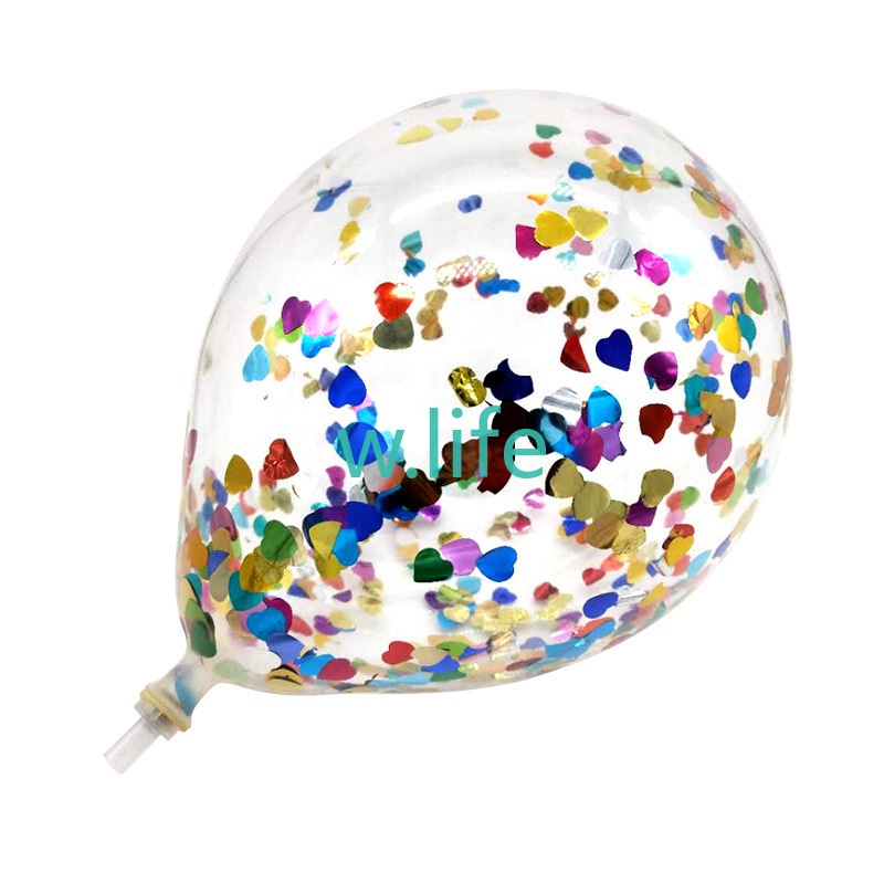 Bong Bóng Trong Suốt 12 Inch Trang Trí Hoa Giấy Đẹp Mắt