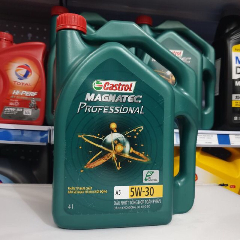 Dầu nhớt Castrol MAGNATEC 5W30 4L Chính hãng 100% Chuyên cho dòng xe Oto con (tải)