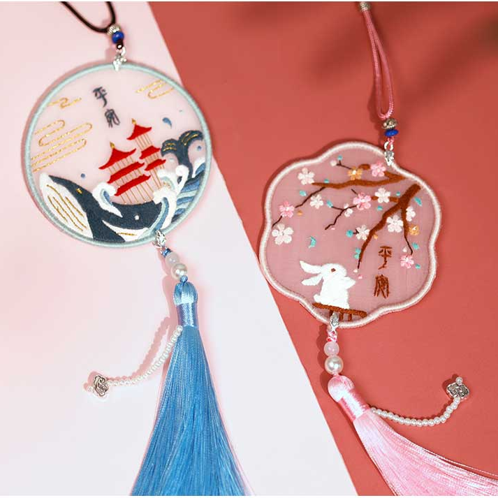 Móc khoá/kẹp sách Trung Quốc DIY