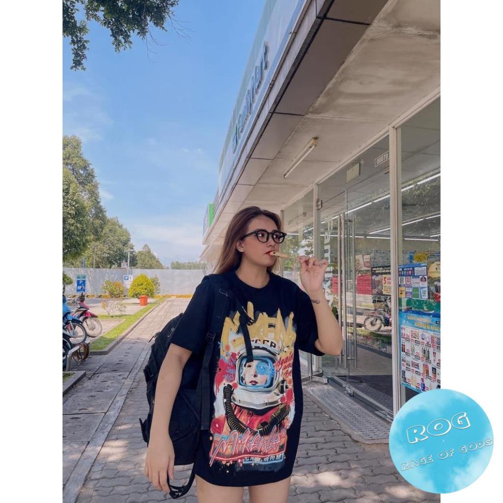 Áo thun tay lỡ MIKENCO 3 Streetwears SG , Áo thun unisex nam nữ from rộng oversize chất liệu cotton