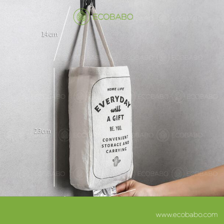 Túi lưu trữ treo kệ bếp cửa đáy thông minh thuận tiện lấy đồ - ECOBABO