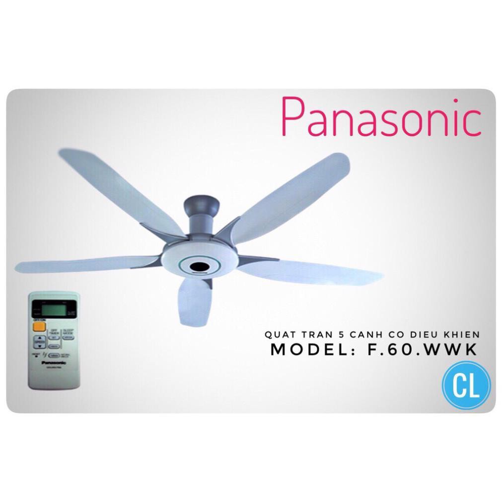 Quạt trần Panasonic 5 cánh F-60WWK