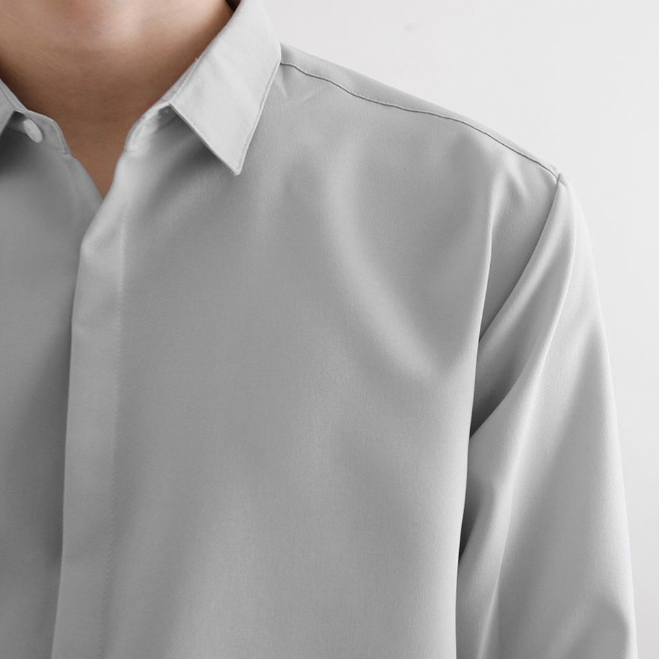 Áo sơ mi nam Double'D chất lụa vải mềm mịn SMX