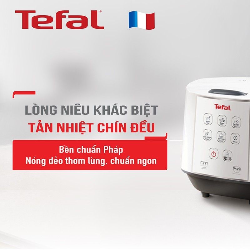 Nồi cơm điện 1.8 lít Tefal RK732168 | 750W | BigBuy360 - bigbuy360.vn