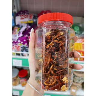 HEO KHÔ CHÁY TỎI HỘP 130g