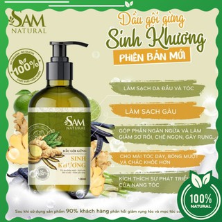 [Chính Hãng] Phiên bản mới - Dầu gội gừng Sinh Khương Sam Natural