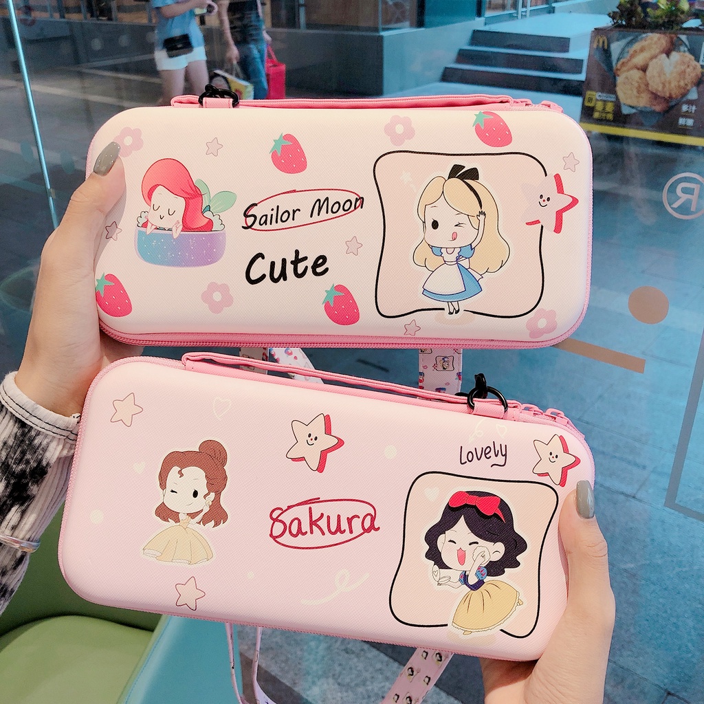 Túi Đựng Máy Chơi Game Nintendo Switch Lite 2021 Chống Sốc / Thấm Nước Mang Đi Tiện Dụng Ốp