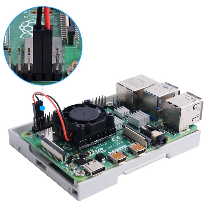 Vỏ Bảo Vệ Bảng Mạch Chủ Raspberry Pi 4b + 4th Generation Box Raspberry Pi4