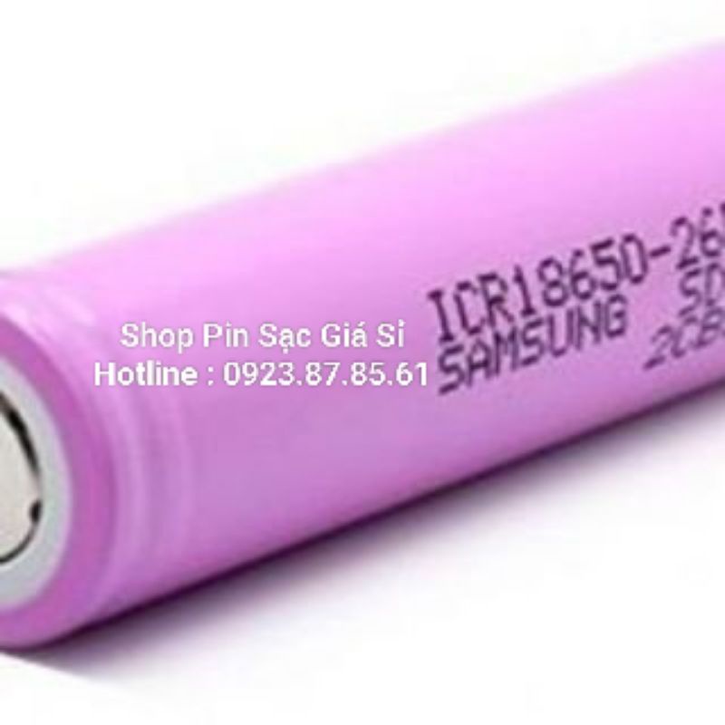 Pin 18650 Samsung 2600mah 26F Chính Hãng