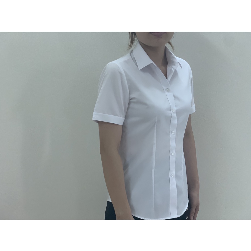 [Hàng Cao Cấp] Sơ Mi Nữ Công Sở Ngắn Tay Màu Trắng - Áo Somi Nữ Tay Ngắn Mẫu Mới 2021 HOT