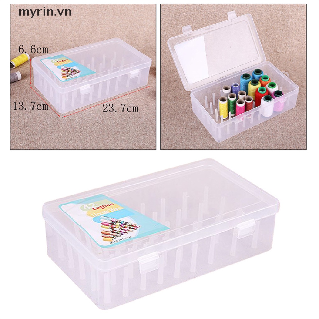 Hộp Đựng 42 Cuộn Chỉ May Vá Tiện Lợi