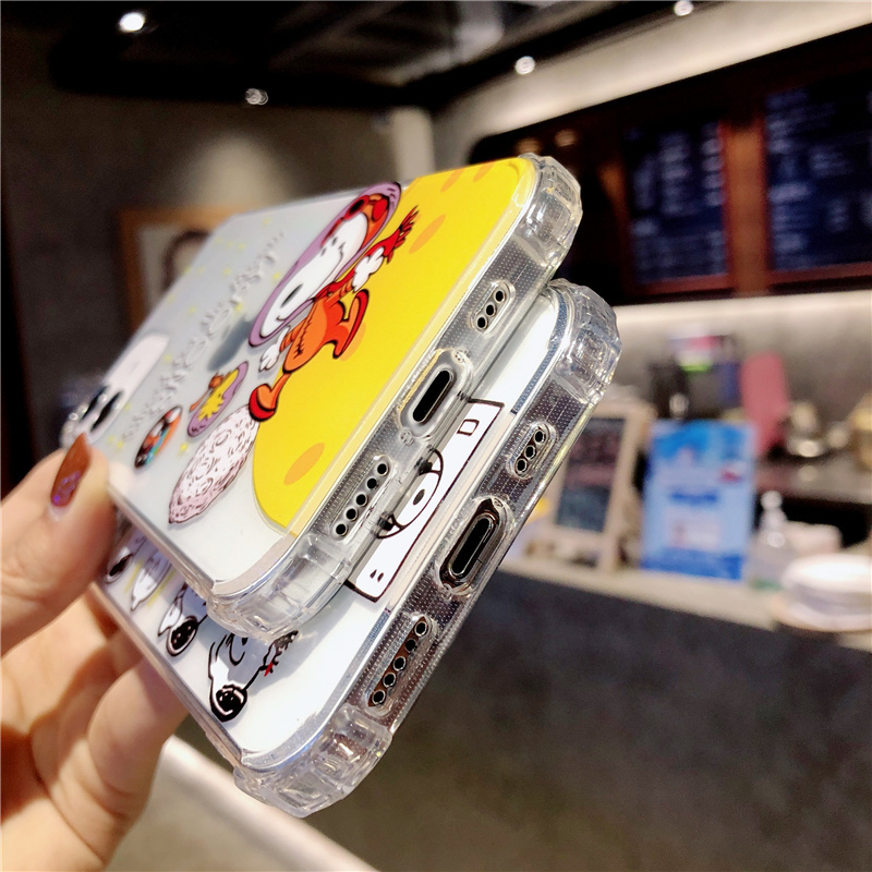 IPHONE Ốp Lưng Tpu Họa Tiết Hình Chú Chó Snoopy Thời Trang Cho Iphone12 Pro Max Iphone11 Pro Max 7plus Se2020 8plus Xs Xr Xsmax | BigBuy360 - bigbuy360.vn
