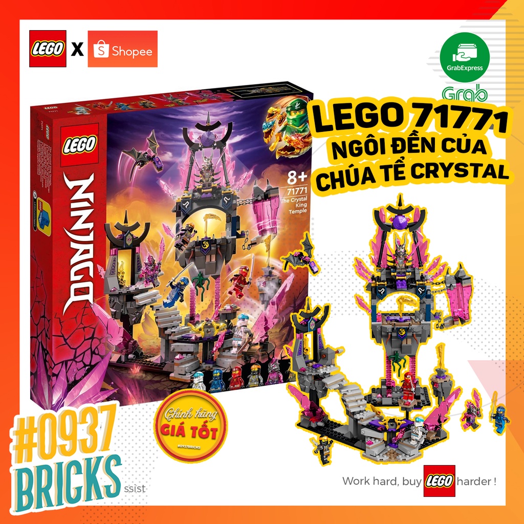 71771 LEGO NINJAGO® The Crystal King Temple Đền Thiêng của vua Crystal 0937bricks
