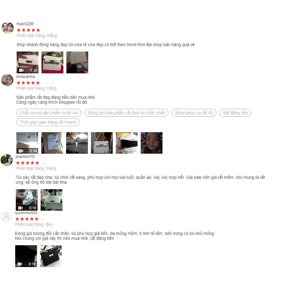 [ẢNH VIDEO THẬT] TẶNG KHĂN LỤA - Túi xách nữ đeo chéo đẹp khóa vặn da rắn túi xách tay Superbag866 119