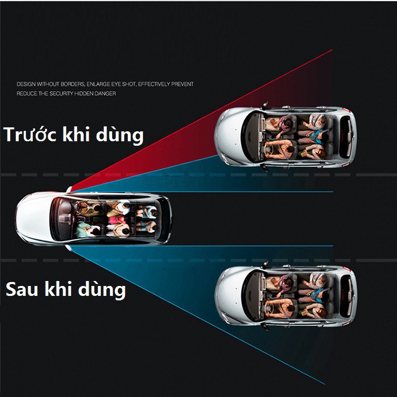 2 Pcs/Set Bộ 2 Gương Cầu Lồi 360 Độ Cao Cấp Gắn Gương Chiếu Hậu Ô Tô, Xe hơi