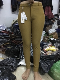 Quần cotton mè dây kéo