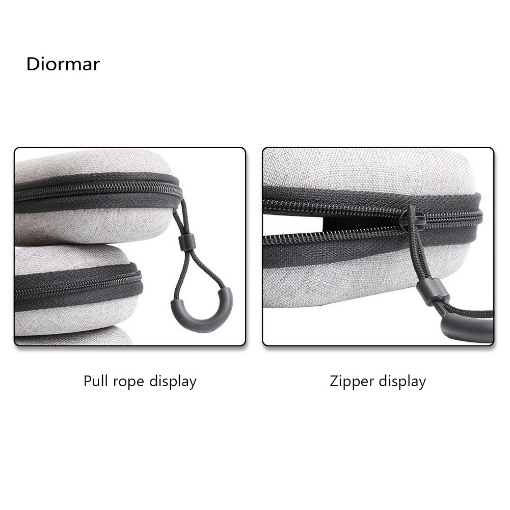 Set 2 Túi Đựng Tai Nghe Không Dây Có Khóa Kéo Tiện Dụng