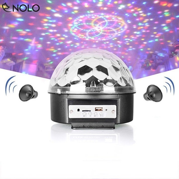 Loa USB, Thẻ Nhớ, Mp3 Có Led 3D 7 Màu Vũ Trường Cực Độc