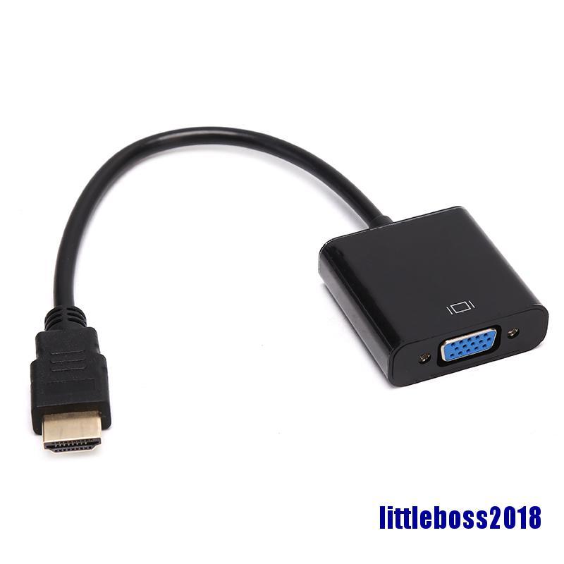 Dây Cáp Chuyển Đổi Video 1080p Hdmi Sang Vga Cho Pc Hdtv 2018