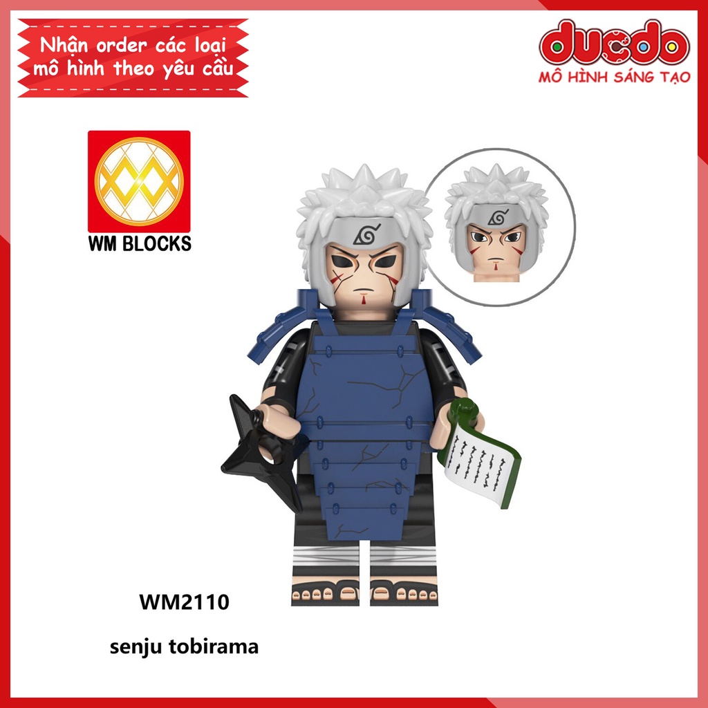 Minifigures nhân vật trong Naruto, Orochimaru, Killer Bee mới nhất - Đồ chơi Lắp ghép Xếp hình Mô hình Mini WM WM6108