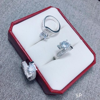 Nhẫn bạc nữ đẹp đính đá sang trọng