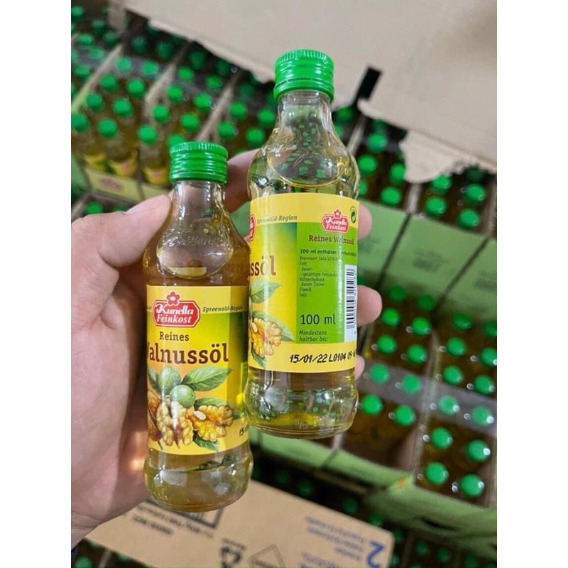 Dầu Óc Chó Đức Kunella 100ml- Dầu ăn dặm cho bé