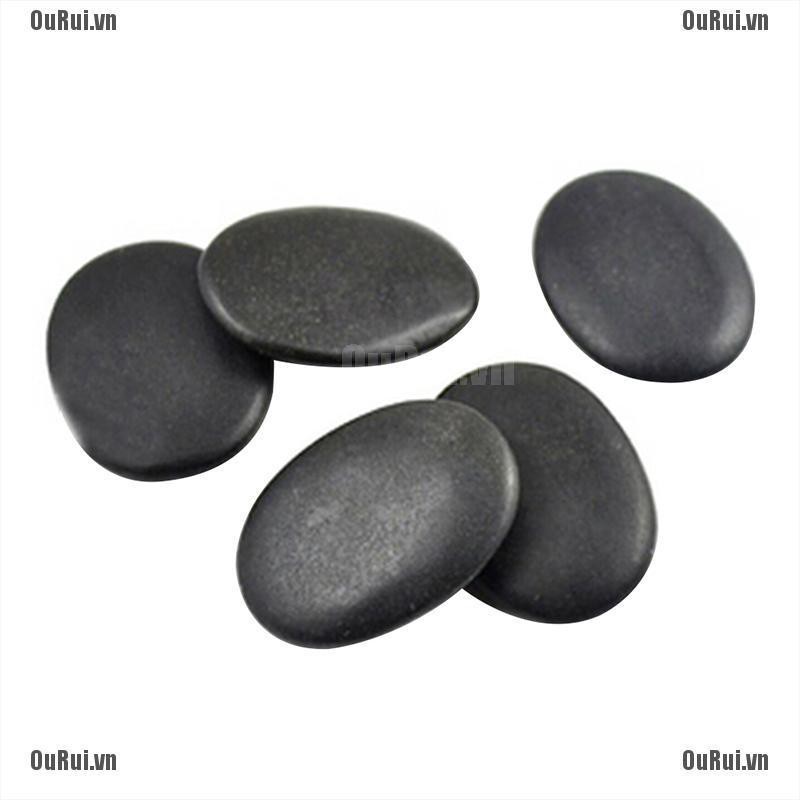 [Hàng mới về] Set 7 viên đá massage nóng lạnh cỡ 3x4cm tiện dụng cho spa