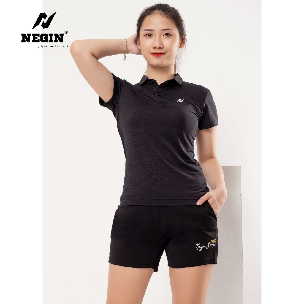 Áo Polo Nữ NEGIN Dáng Regular Fit Tay Ngắn Với Màu Sắc Năng Động, Chất Vải Thoáng Mát Co Giãn AND340W