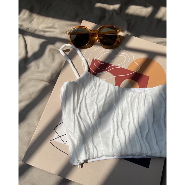 ELE Studios - Áo Croptop thiết kế- Áo Croptop Everyday tôn ngực xanh bơ dễ thương thoải mái