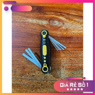 [Hàng Chính Hãng] Bộ lục giác gập đa năng cầm tay  => Bộ lục giác tay gập GOODMAN USA 8 chi tiết hoa, Lục giác