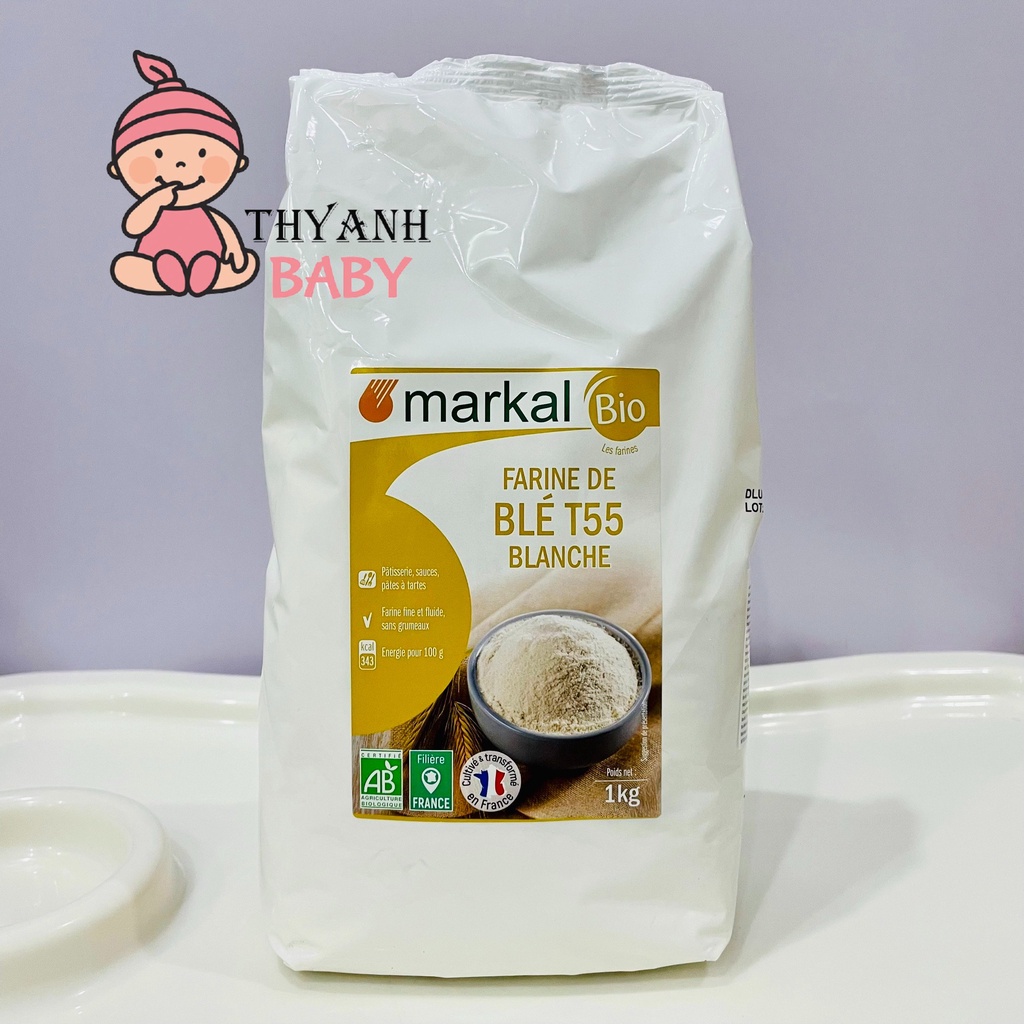 Bột mỳ đa dụng hữu cơ Markal - Pháp