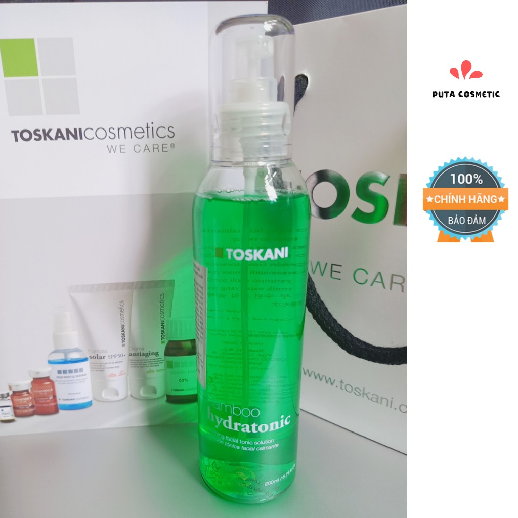 Toskani Bamboo Hydra Tonic -  Toner cân bằng cho da nhạy cảm, kích ứng 200ml