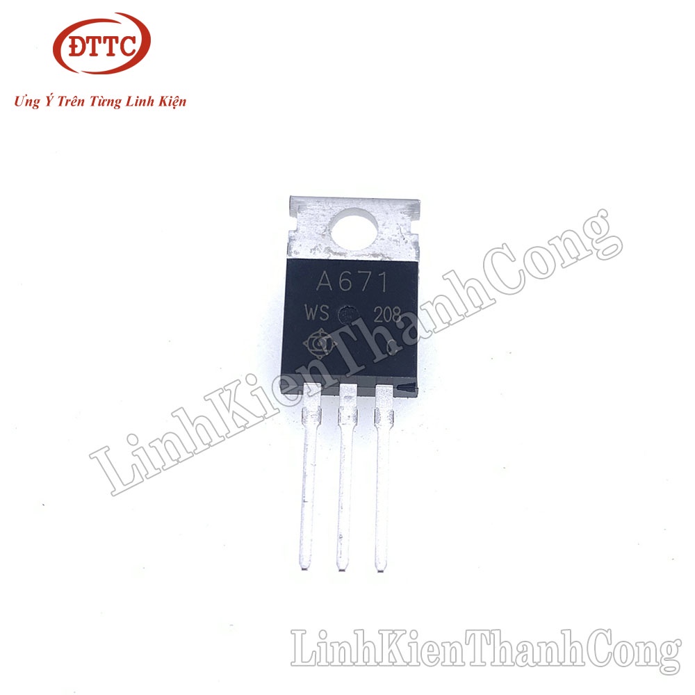 A671 TRANSISTOR PNP 3A 50V TO220