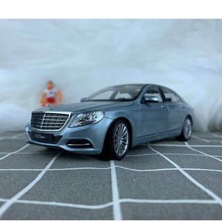 [FREESHIP] Mô hình xe trưng bày Mercedes-Benz S500 Welly FX tỉ lệ 1:24 màu xanh