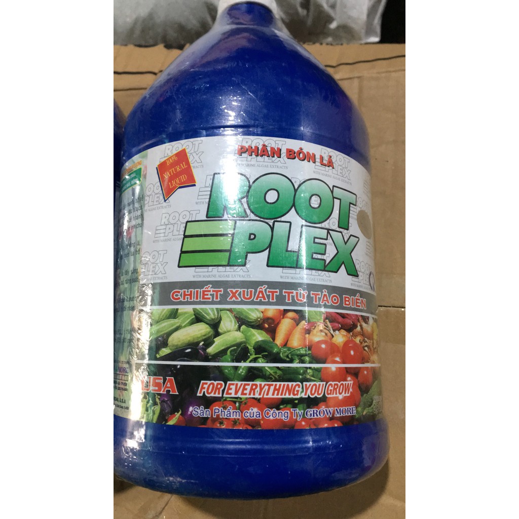 Phân Bón Lá GROW MORE ROOT PLEX Can 3.8 Lít TẢO BIỂN