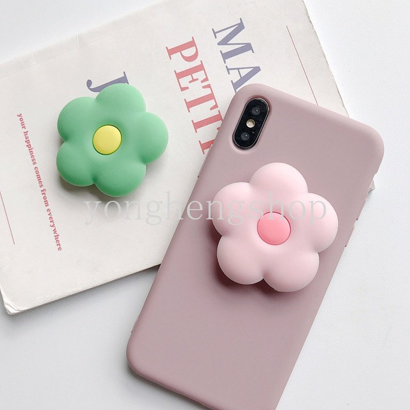 Giá Đỡ Điện Thoại Dạng Túi Khí Hình Bông Hoa Xinh Xắn