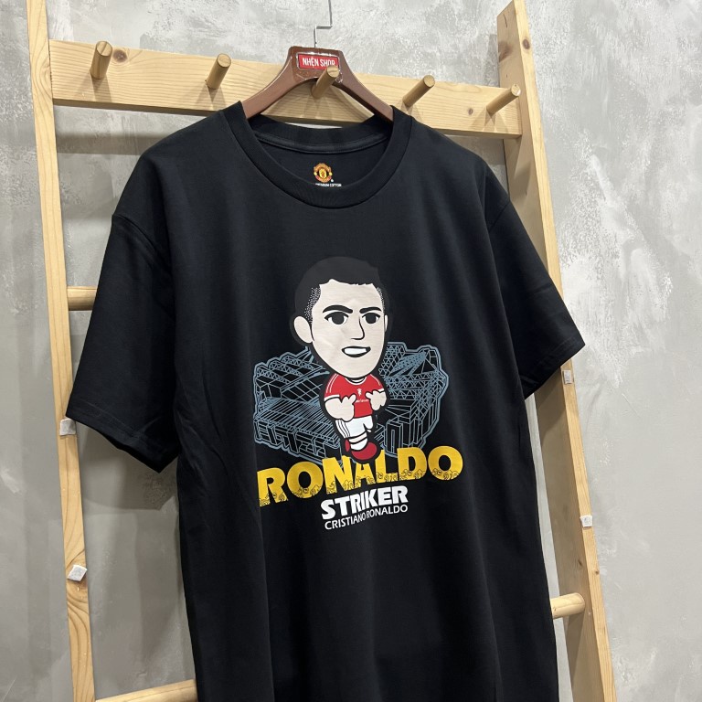 ÁO THUN THỜI TRANG CLB BÓNG ĐÁ MANCHESTER UNITED RONALDO LEGEND CHIBI 2022
