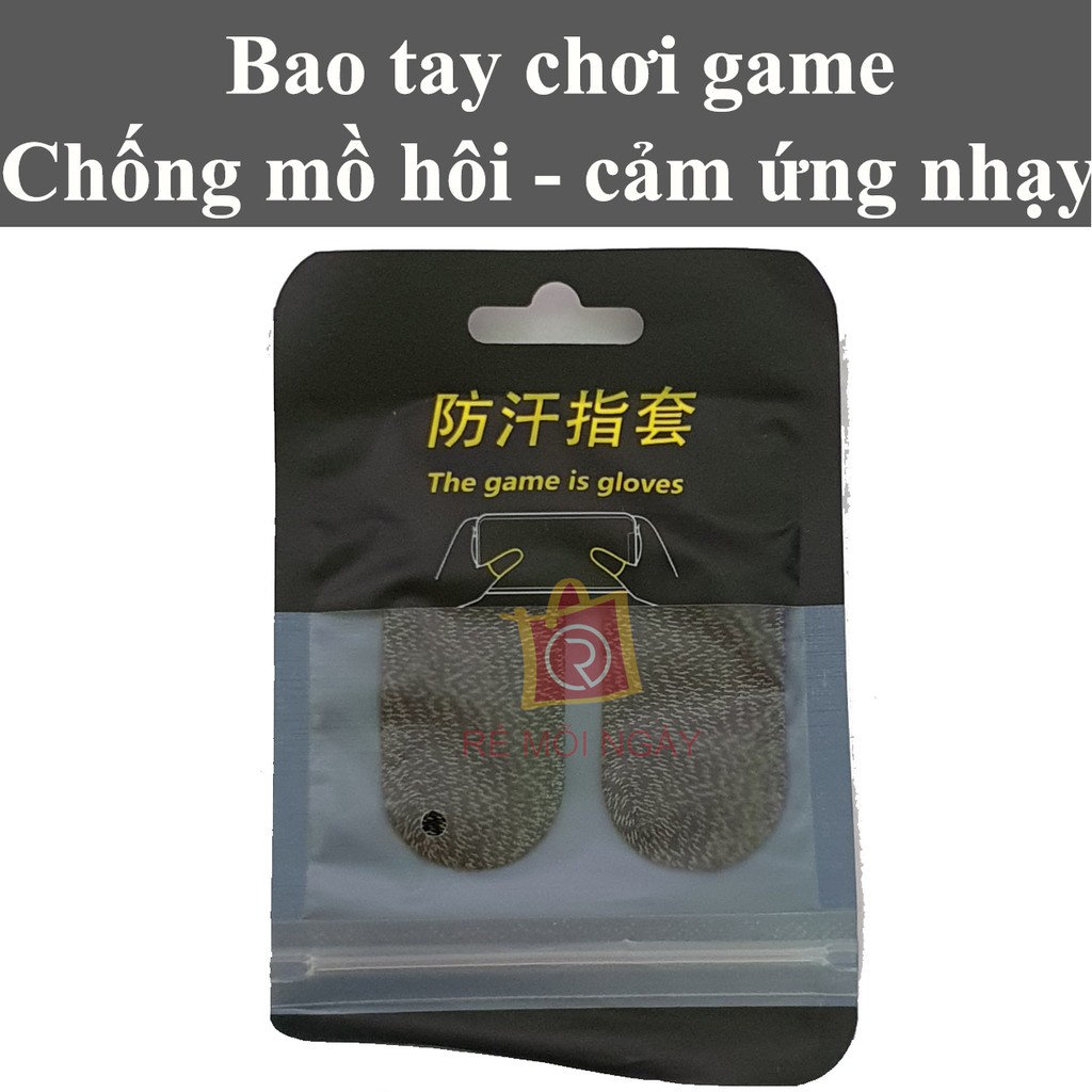 Cặp bao tay chơi game chống mồ hôi tay chiến các loại game - Pubg Mobile , Liên Quân Mobile.. TuHaiStore