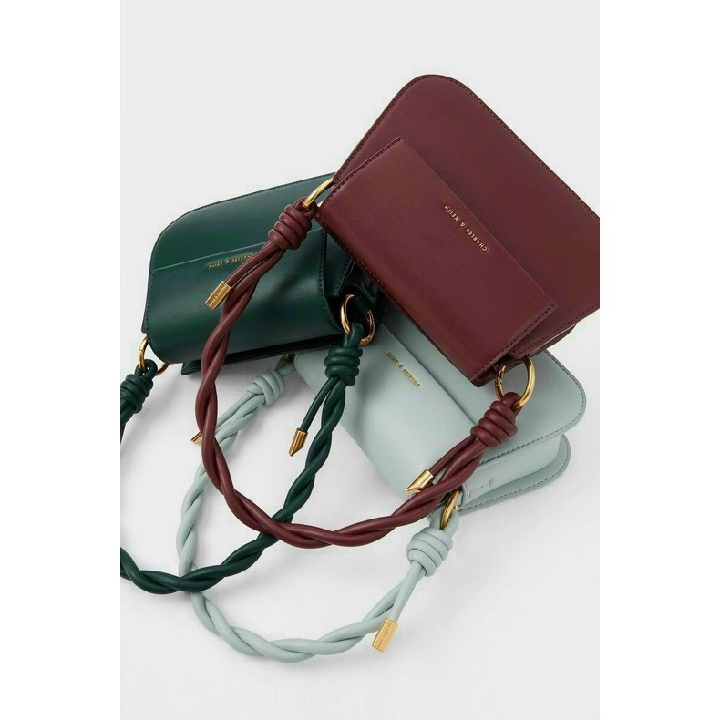 Túi Xách Nữ CNK Quai Xoắn Kẹp Nách, Đeo Chéo Da Mềm Cao Cấp