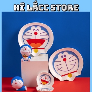 Bộ dĩa sứ doremon