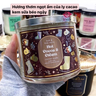 Nến Thơm BBW Bath And Body Works 3 Bấc và 1 Bấc - Bonboncosmetic