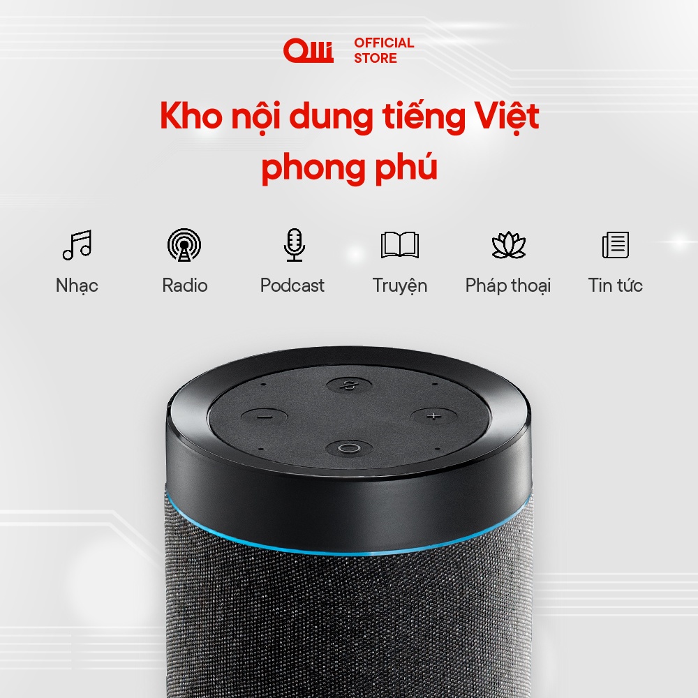 Loa thông minh OLLI MAIKA màu Đen Nguyên Bản MK100B