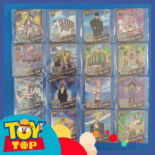 [Một thẻ] Thẻ Toonies One Piece phiên bản truy nã việt hóa - đời đầu ( truy lùng kho báu ): Tổng hợp thẻ bọc sleeve DIY