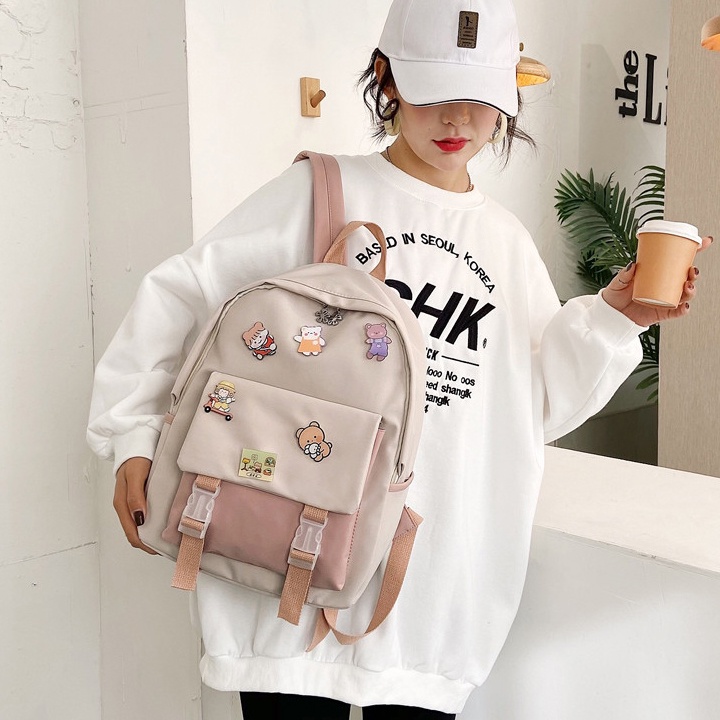 Balo nữ đi học thời trang Ulzzang phong cách Hàn Quốc BALO-69