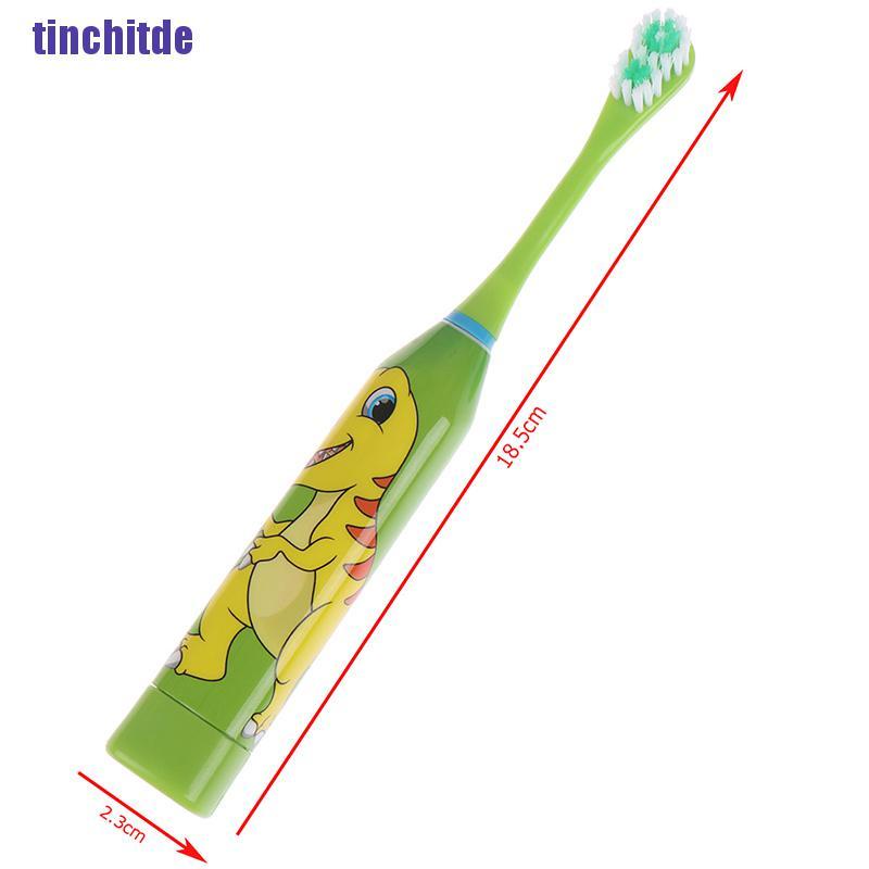 (Hàng Mới Về) Bàn Chải Đánh Răng Điện Họa Tiết Sóng Siêu Âm