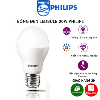 Bóng đèn Philips Ledbulb 20W  - Đuôi E27 - Ánh Sáng Trắng/Vàng