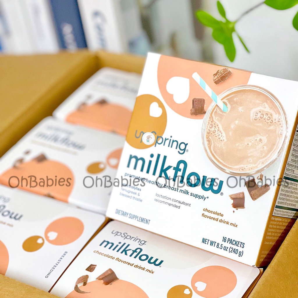 Trà lợi sữa Upsping Milkflow cho mẹ hộp 180gram [OH BABIES]