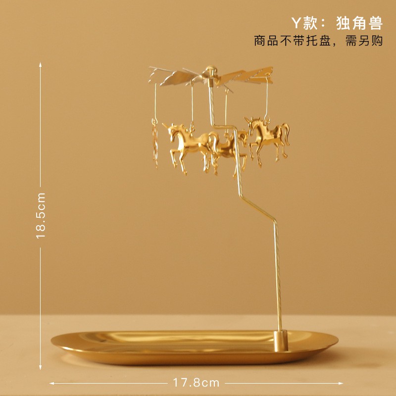 Phụ Kiện Nến Thơm Khay Nến Thơm Trang Trí Chong Chóng Xoay - Phụ Kiện Chơi Nến Yakoo Candle, Decor Phòng Cực Đẹp