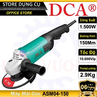 1500w máy mài góc 150mm dca asm04-150 | công tắc bóp